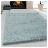 Kusový koberec Fluffy Shaggy 3500 blue 80x150 cm