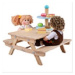 Bigjigs Toys Drevená pikniková lavička pre bábiky