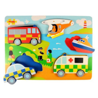 Bigjigs Toys Vkládací puzzle záchranáři