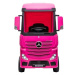 Mamido Elektrické autíčko Mercedes Actros 4x4 2x12V růžové