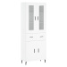 vidaXL Skříň highboard bílá 69,5 x 34 x 180 cm kompozitní dřevo