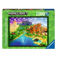 Ravensburger 17189 svět minecraftu 1500 dílků