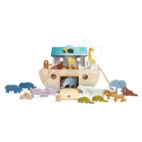 Dřevěná Noemova archa se zvířátky Noah's Wooden Ark Tender Leaf Toys 10 párů zvířat