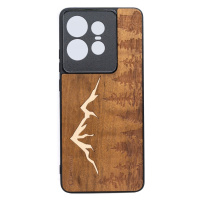 Dřevěné Pouzdro Bewood pro Motorola Edge 50 Pro Hory Imbuia