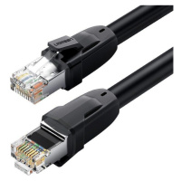 UGREEN Síťový kabel Ethernet RJ45, Cat.8, S/FTP, 1m (černý)