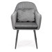 Jídelní židle SCK-464 šedá/černá