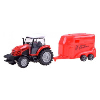 Traktor s vlečkou pro převoz zvířat 22 cm