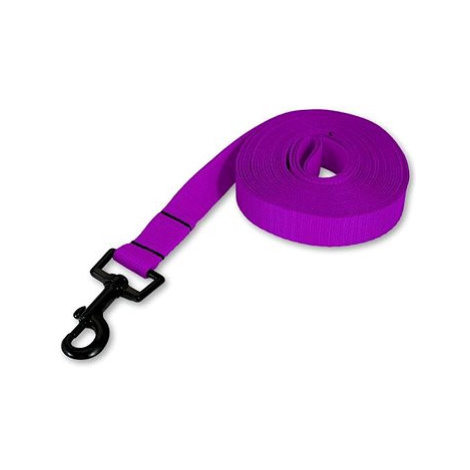 PafDog ultralehké stopovací vodítko ploché s poutkem na ruku 20 mm, fialová