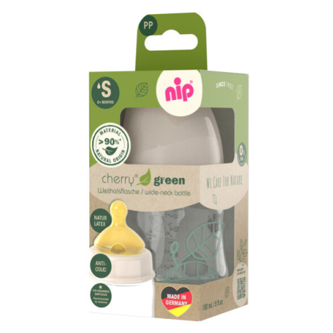 NIP - CHERRY GREEN láhev PP,široká,kaučuk-S,150ml,holka