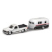 Maisto - Design Tow & Go, 1993 Chevrolet 454 SS Pick-up Camper Trailer, 1:64