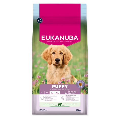 Eukanuba Krmivo Puppy Large rich in lamb 12kg