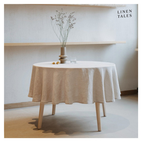 Lněný ubrus ø 150 cm – Linen Tales