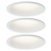 PAULMANN Vestavné svítidlo LED Cymbal 3x6,8W bílá mat proti oslnění stmívatelné 934.15 P 93415