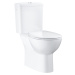 WC kombinované Grohe Bau Ceramic svislý odpad Rimless včetně sedátka