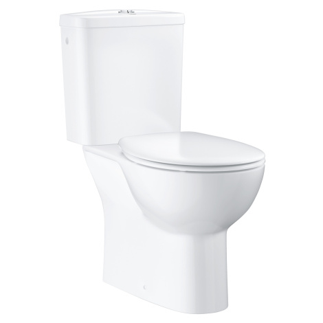 WC kombinované Grohe Bau Ceramic svislý odpad Rimless včetně sedátka