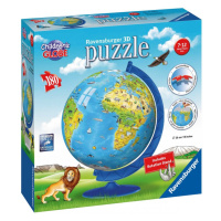 Ravensburger 3D Puzzleball Globus (anglický) 3D 180 dílků