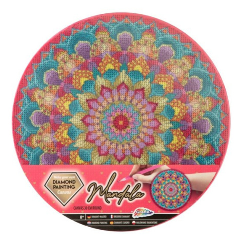 Malování pomocí kamínků Diamond Painting Mandala