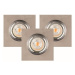2515336 - SADA 3x LED Podhledové svítidlo VITAR 1xGU10/5W/230V beton