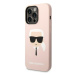 Karl Lagerfeld KLHMP14LSLKHLP hard silikonové pouzdro iPhone 14 PRO 6.1" light pink Silicone Kar