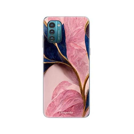 iSaprio Pink Blue Leaves pro Nokia G11 / G21