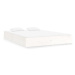 Rám postele bílý masivní dřevo 120 × 200 cm, 820048