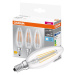 3PAK LED žárovka LED E14 B40  4W = 40W 470lm  4000K Neutrální 320° Filament OSRAM Base