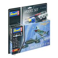 ModelSet letadla 63711 - Me262 & P-51B (1:72)