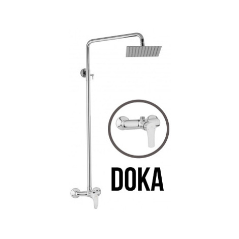 JB Sanitary DOKA SK 61 000 00 1 - Sprchová sestava s baterií 150mm, nerezovou čtvercovou sprchou