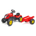 FALK Šlapací traktor Country Farmer s vlečkou Falk FA-2058L