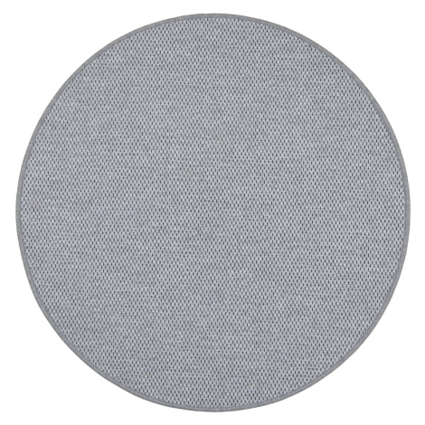 Vopi koberce Kusový koberec Nature platina kruh - 160x160 (průměr) kruh cm