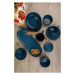 Toro Kameninový oválný talíř, 36 x 13,5 cm, modrá