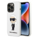 Karl Lagerfeld KLHCP14XSNIKBCH hard silikonové pouzdro iPhone 14 PRO MAX 6.7" white Silicone Iko