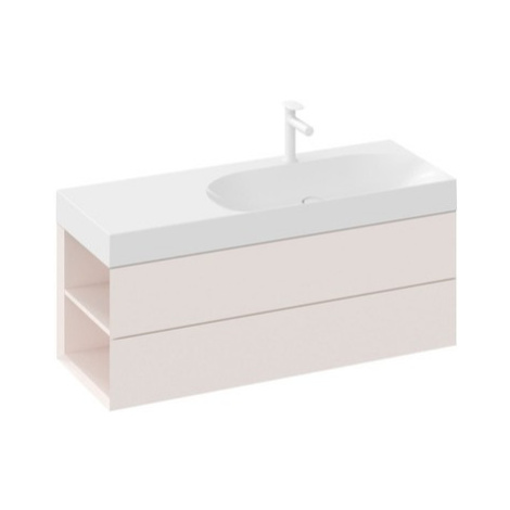 Ravak Lite skříňka pod umyvadlo bez umyvadla 120x43x45 cm alabaster pink X000001884