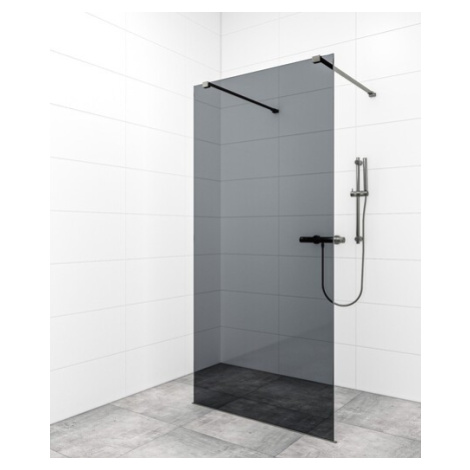 Sprchová zástěna Walk-in 90 cm SAT v barvě profilu Gun metal SATBWI90KSZAVGM