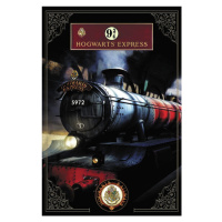 Umělecký tisk Harry Potter - The Hogwarts Express, (26.7 x 40 cm)