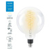 LED Žárovka WiZ Tunable White Filament 8718699786731 E27 G200 6,5-40W 470lm 2700-6500K, stmívate