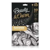 BeautyCharm platinově stříbrné balónky 12