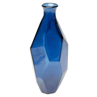 KARE Design Skleněná váza Origami Blue 31cm