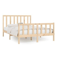 Rám postele masivní dřevo 140 × 200 cm, 3106833