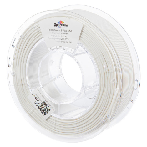 Filament Spectrum S-Flex 85A 1.75mm Polar White 0.25kg