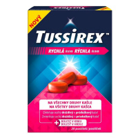 TUSSIREX Pastilky proti kašli 20 kusů