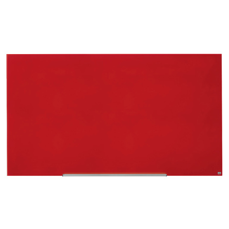 nobo Skleněná bílá tabule WIDESCREEN, 85'' - š x v 1883 x 1059 mm, červená