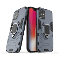 Obrněné hybridní pouzdro Ring Armor + magnetický držák pro iPhone 12 mini modré