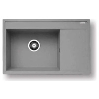 Casarredo Pyragranitový dřez CAMEA 1B 1D LH (79x50) grey