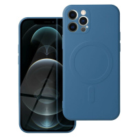 Smarty Mag silikonový kryt s MagSafe iPhone 12 Pro modrý