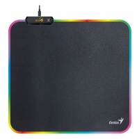 Genius GX GAMING GX-Pad 260S RGB Podložka pod myš, herní, 260×240×3mm, RGB podsvícení, USB, čern