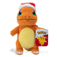 Pokémon plyšák Charmander s vánoční čepkou 20 cm