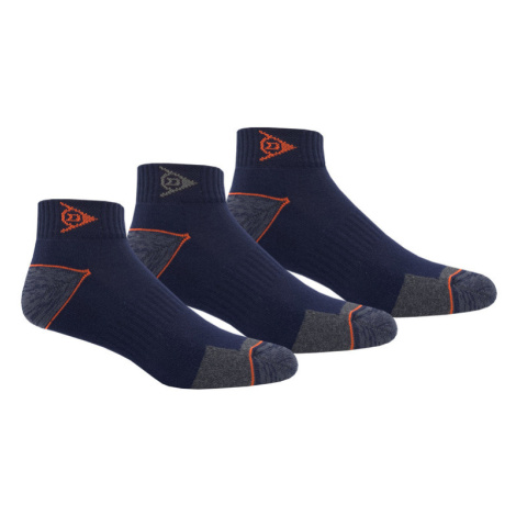 DUNLOP Pánské pracovní ponožky, 3 páry (47/50, modrá)