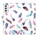 iSaprio flip pouzdro Colorful Feathers pro Samsung Galaxy M52 5G