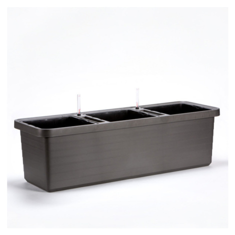 Plastia Velkoobjemový truhlík Berberis TRIO 117 cm - antracit